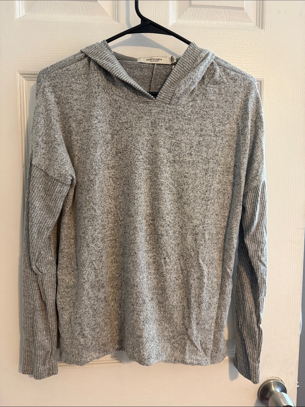 Hooded Pullover Sweatshirt - Gray by Anthropologie